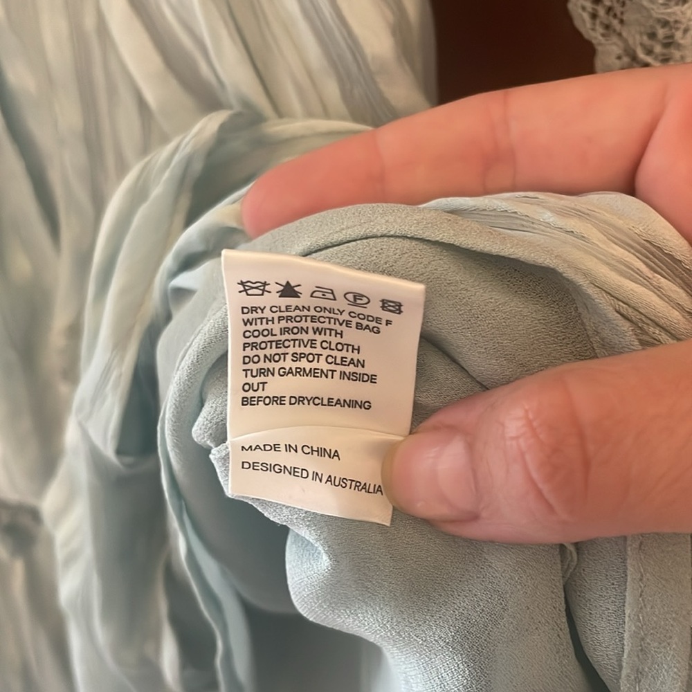 Zimmerman Whitewave Veil Mini Dress Sz. 1 - Picture 11 of 15